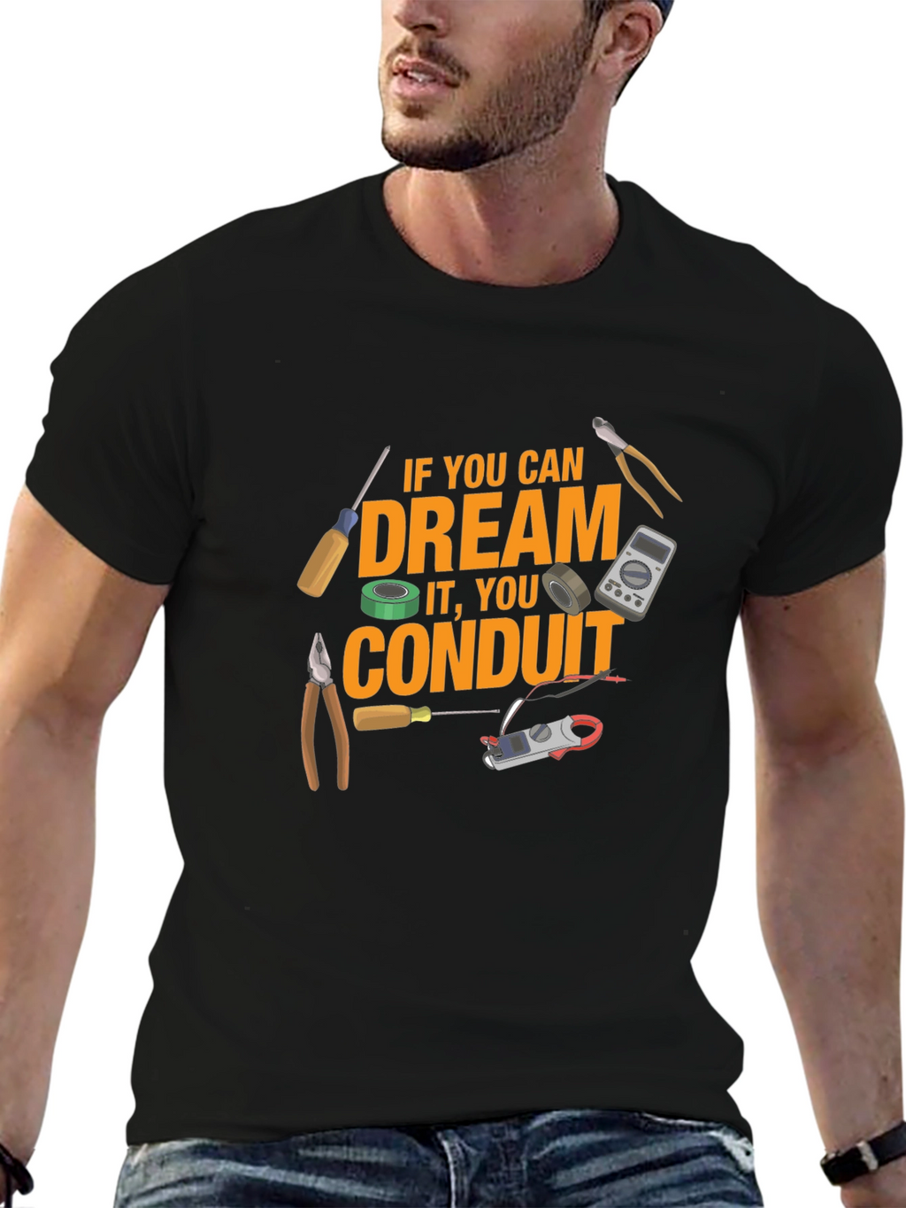Dream Conduit Graphic T-Shirt - Electrician Apparel