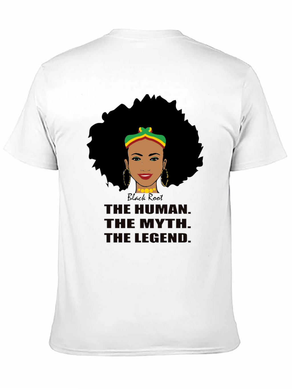 Black Root Legend T-Shirt: Afrocentric Design