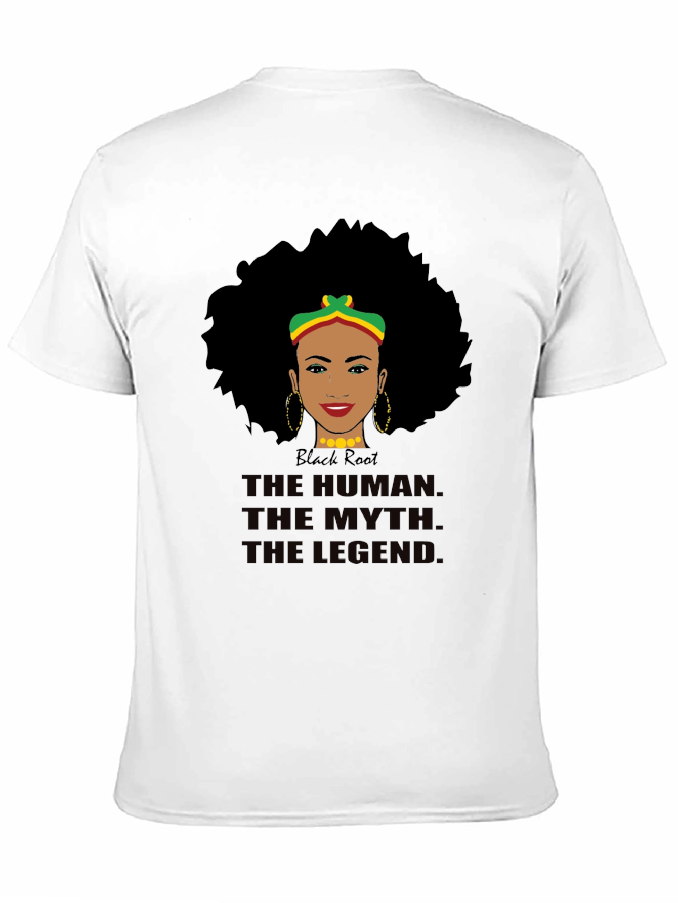 Black Root Legend T-Shirt: Afrocentric Design