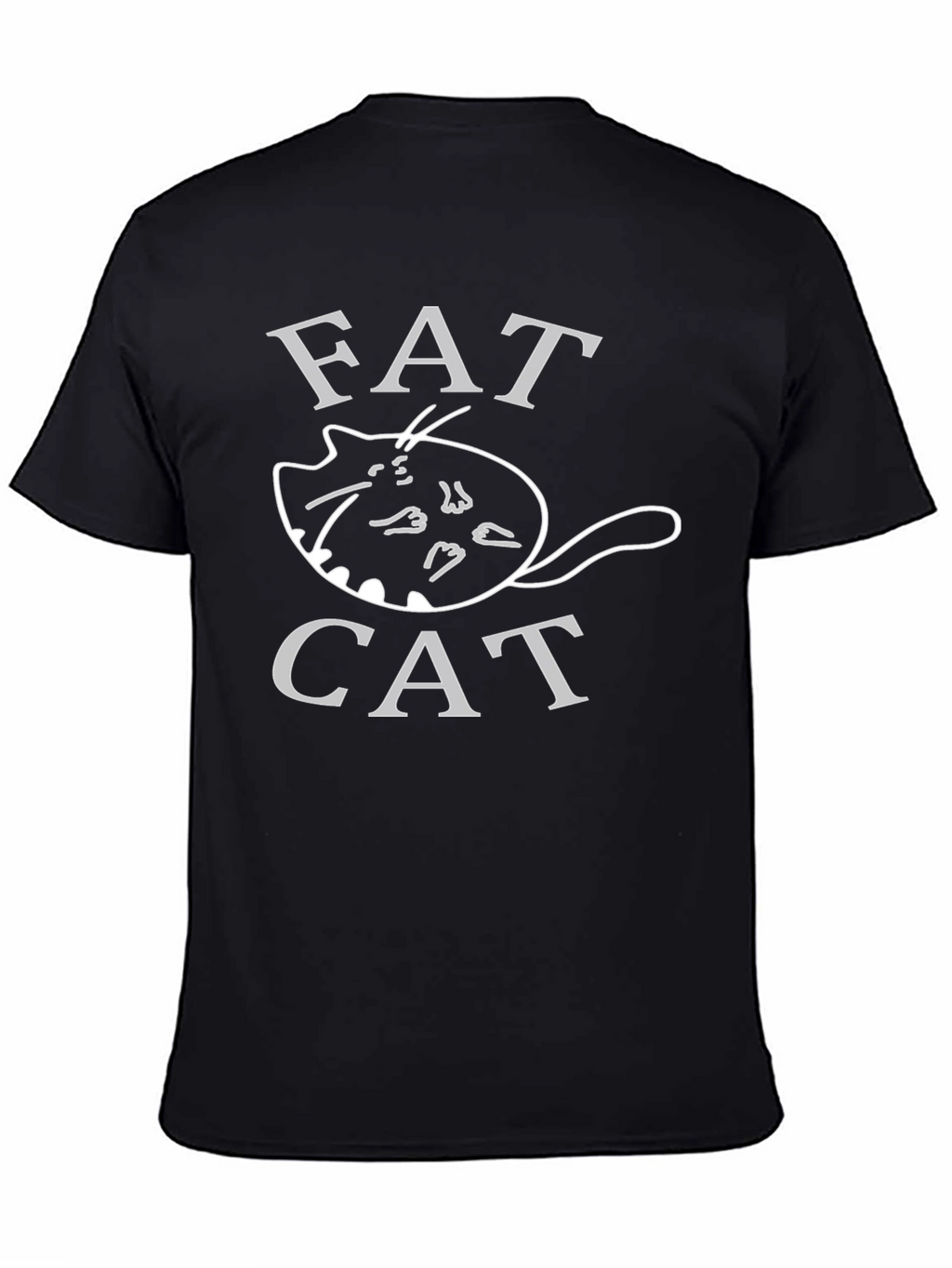 Fat Cat Graphic Tee - Unisex Crew Neck T-Shirt