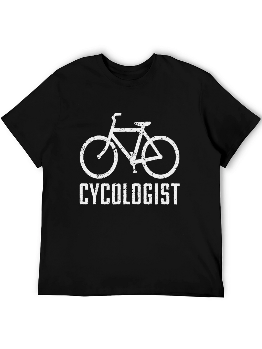 Cyclologist Graphic T-Shirt - Black Cycling Humor