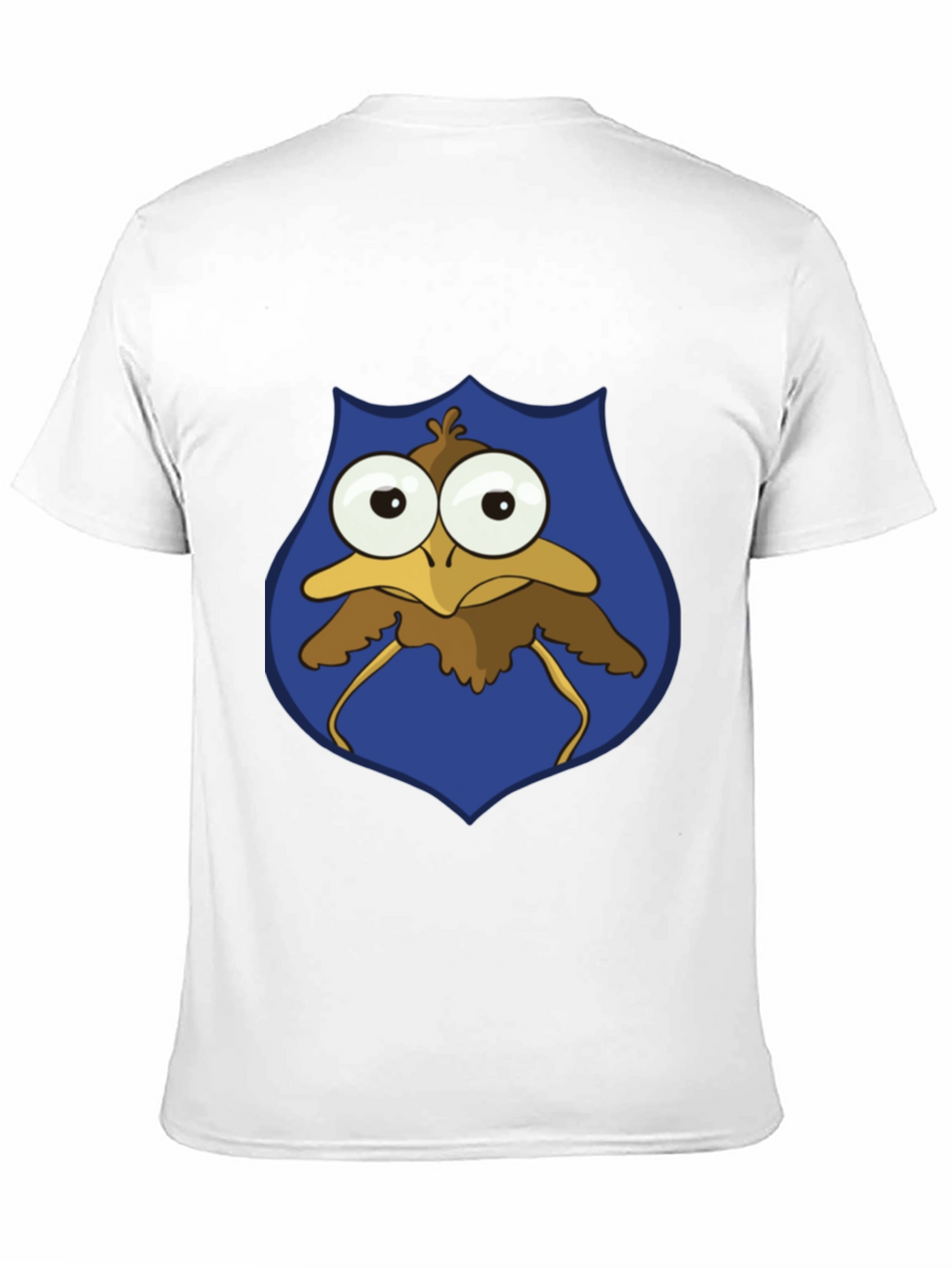 Funny Cartoon Bird T-Shirt - Googly Eyes Graphic Tee