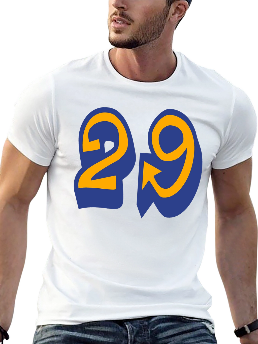 Number 29 Graphic Tee - Quirky Design