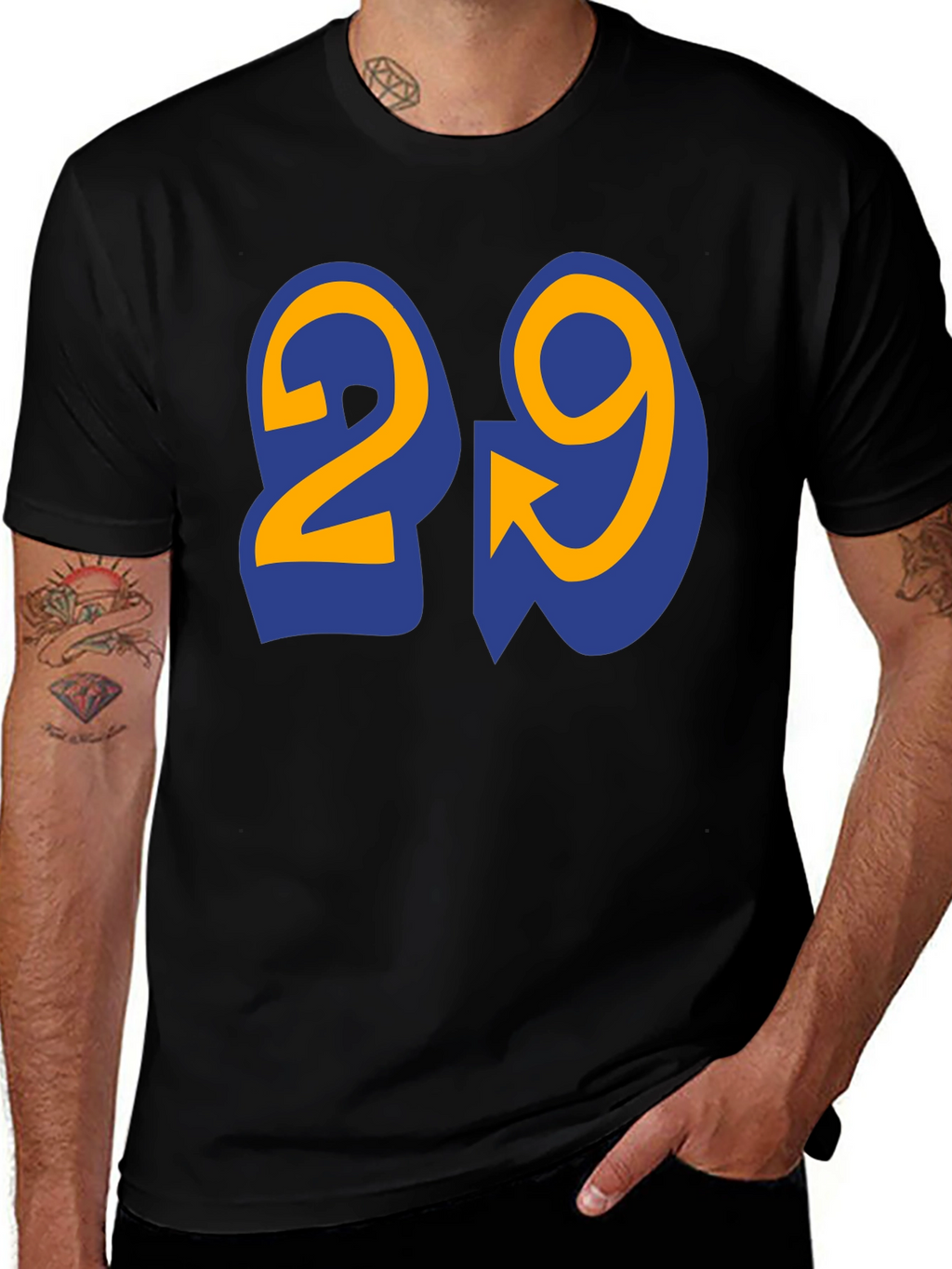 Number 29 Graphic Tee - Quirky Design