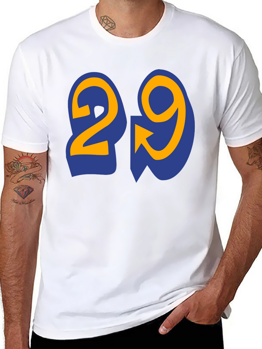 Number 29 Graphic Tee - Quirky Design