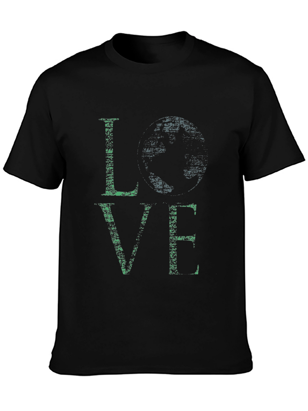 Love Shamrock Graphic Tee - Black Casual T-Shirt