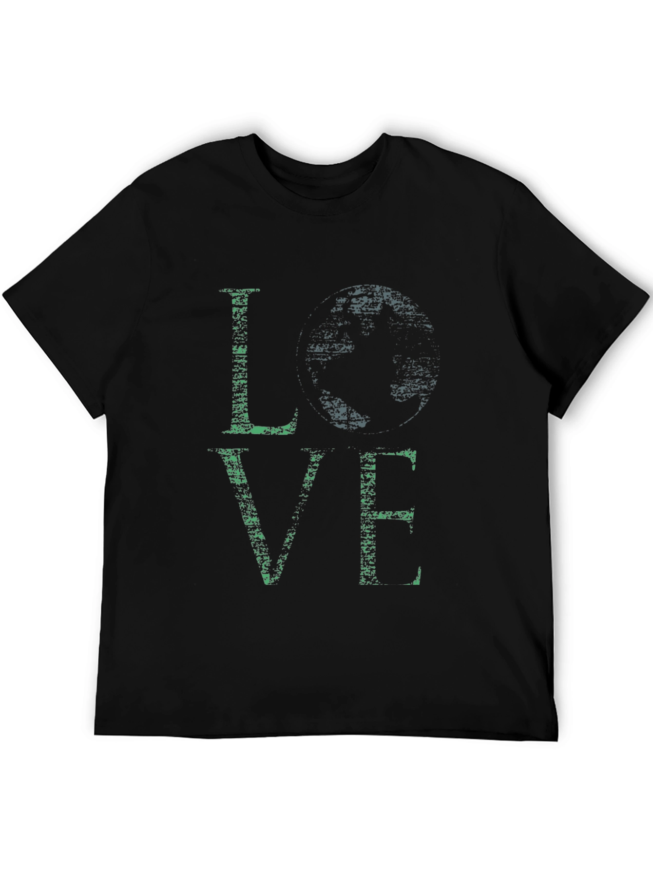 Love Shamrock Graphic Tee - Black Casual T-Shirt