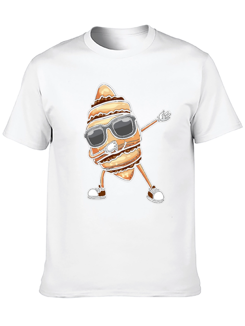 Dabbing Pastry Funny Graphic T-Shirt