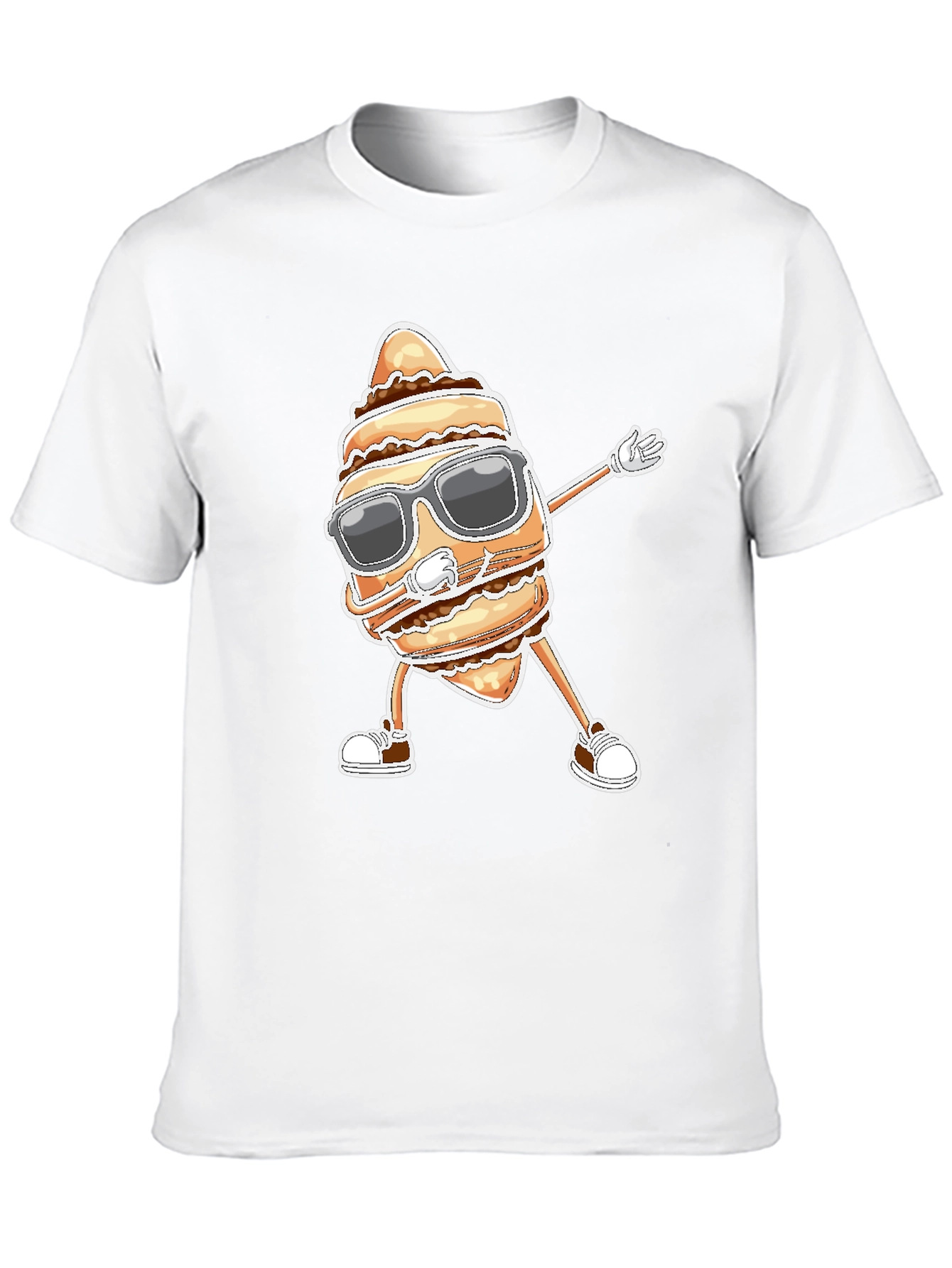 Dabbing Pastry Funny Graphic T-Shirt