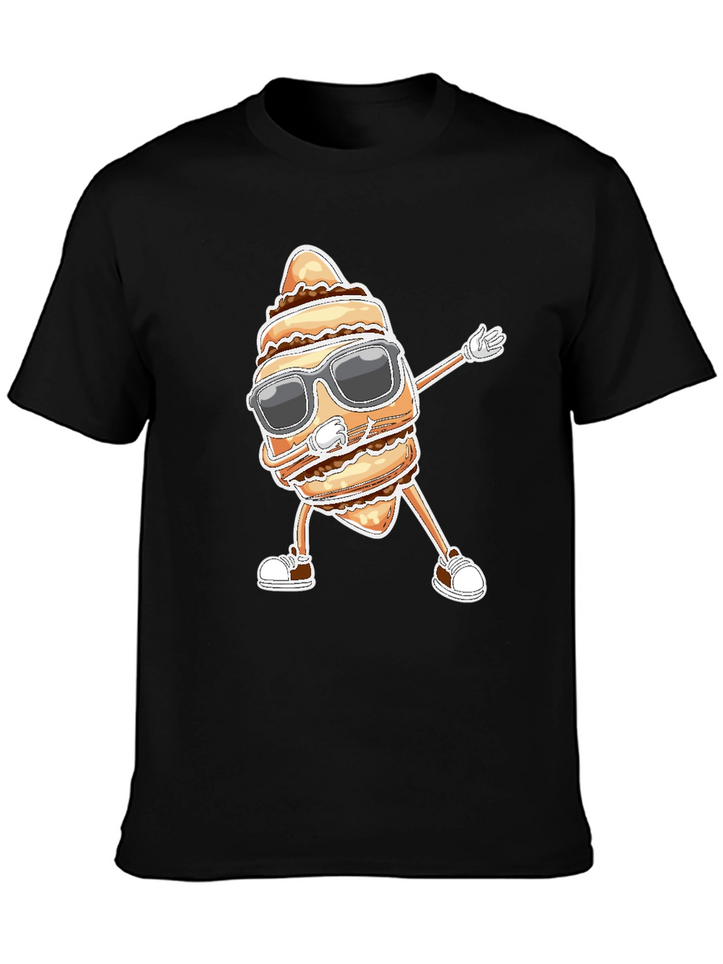 Dabbing Pastry Funny Graphic T-Shirt