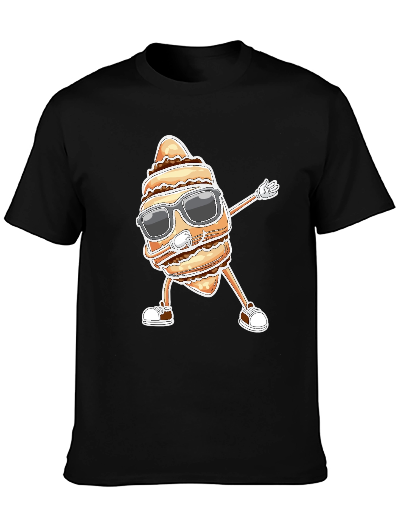 Dabbing Pastry Funny Graphic T-Shirt