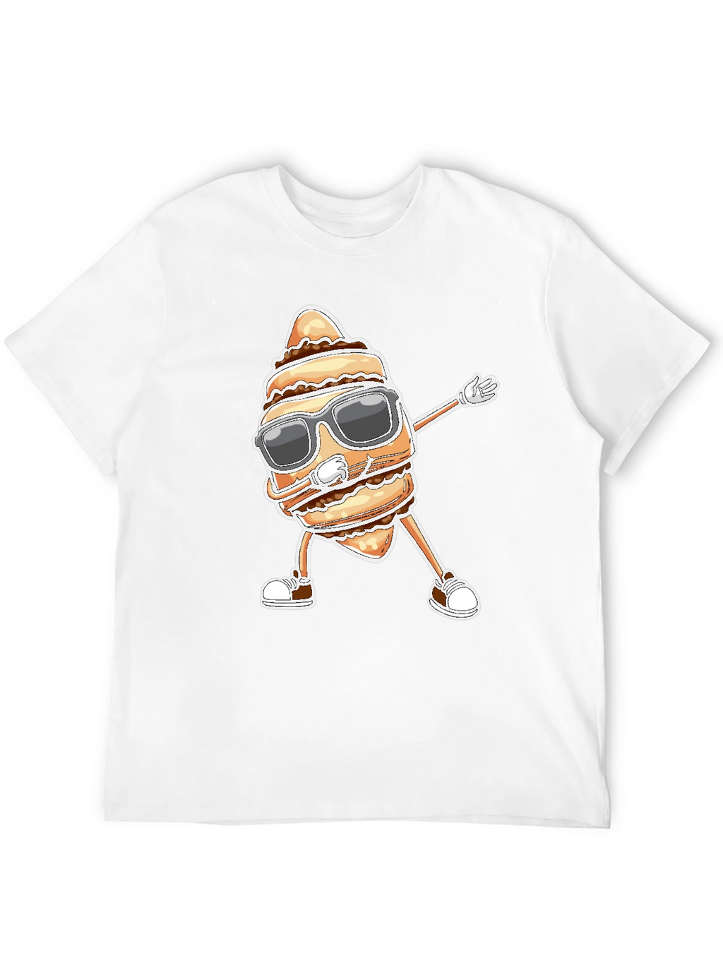 Dabbing Pastry Funny Graphic T-Shirt