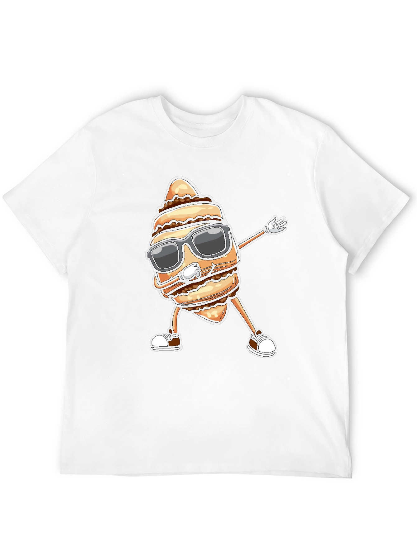 Dabbing Pastry Funny Graphic T-Shirt