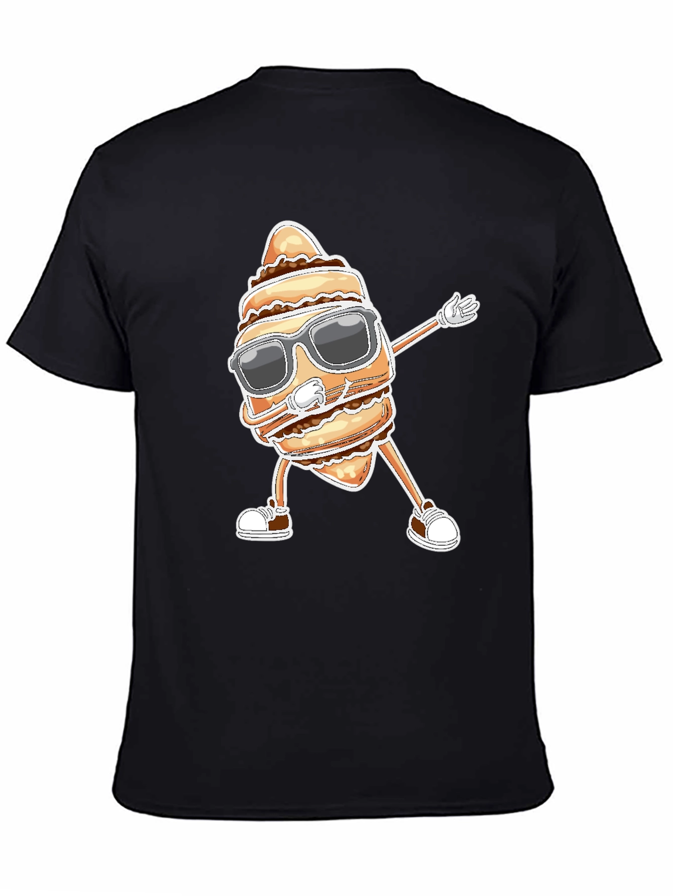 Dabbing Pastry Funny Graphic T-Shirt
