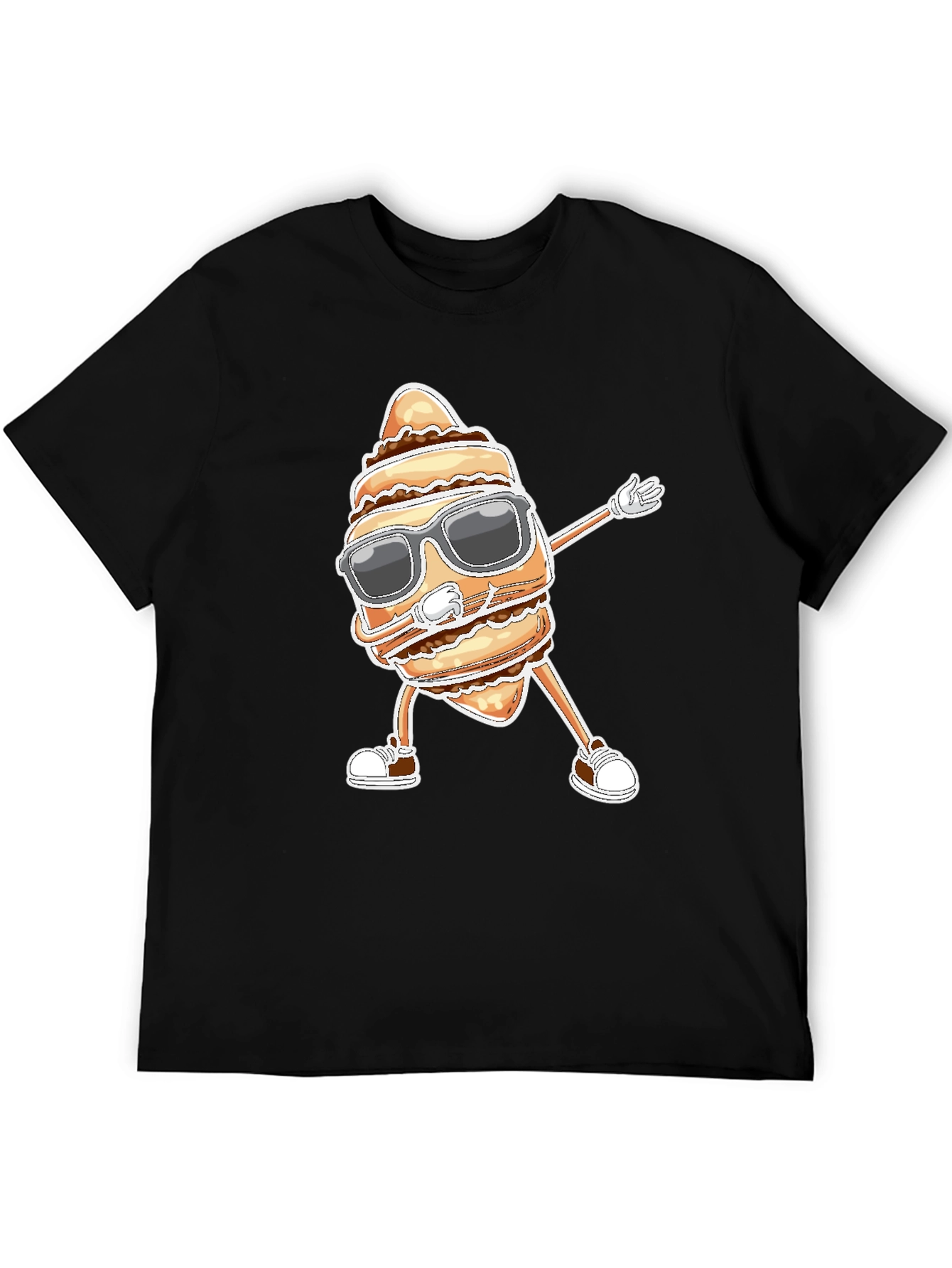 Dabbing Pastry Funny Graphic T-Shirt