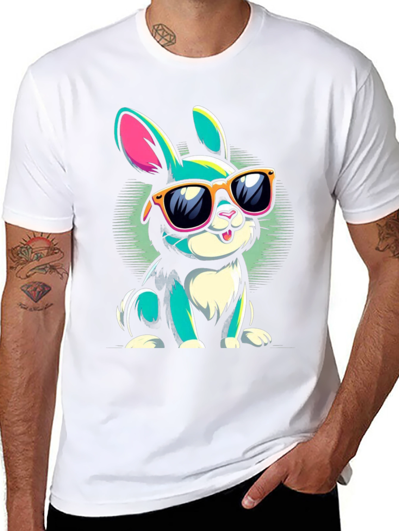 Cool Bunny Graphic Tee