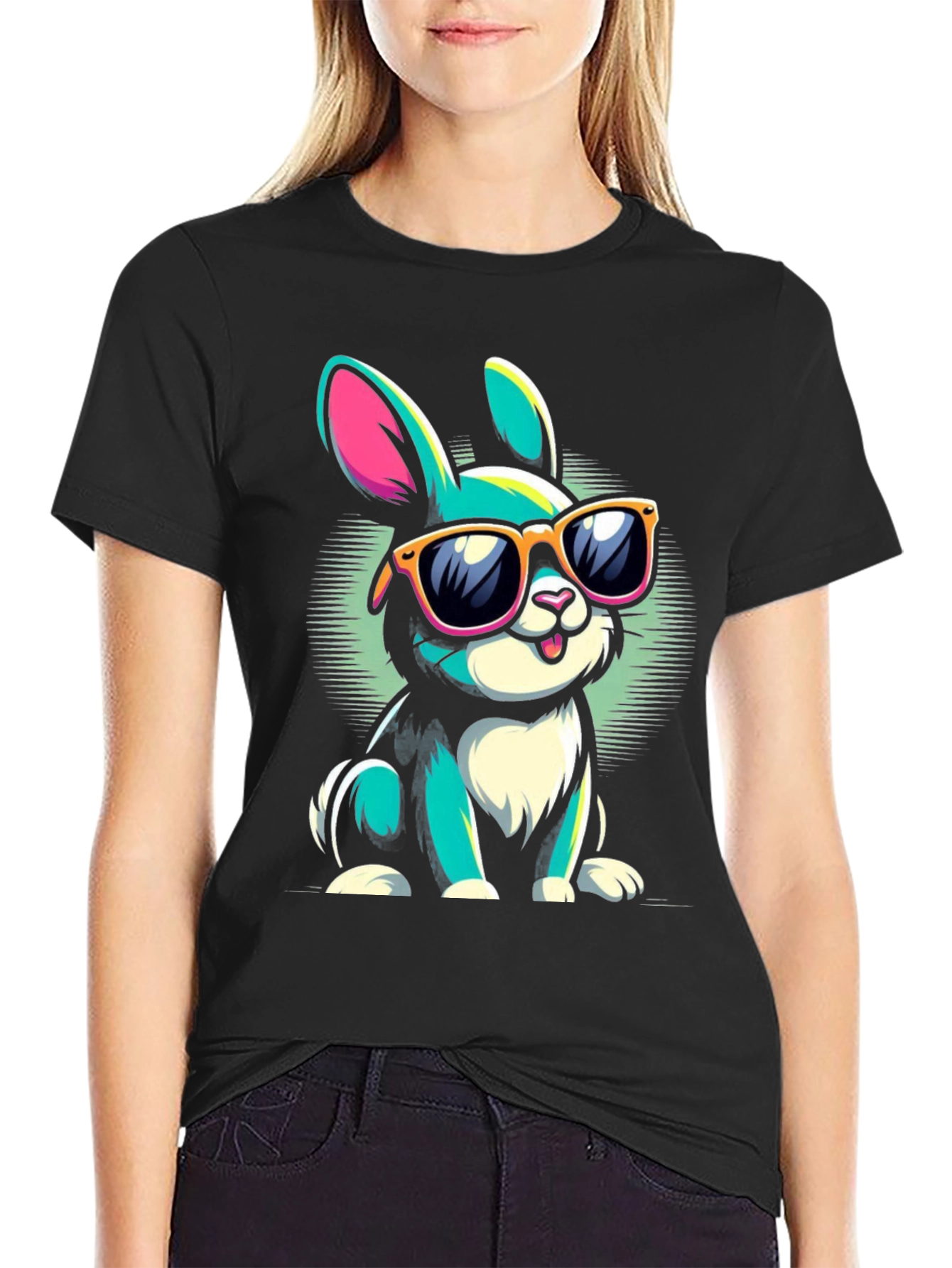Cool Bunny Graphic Tee