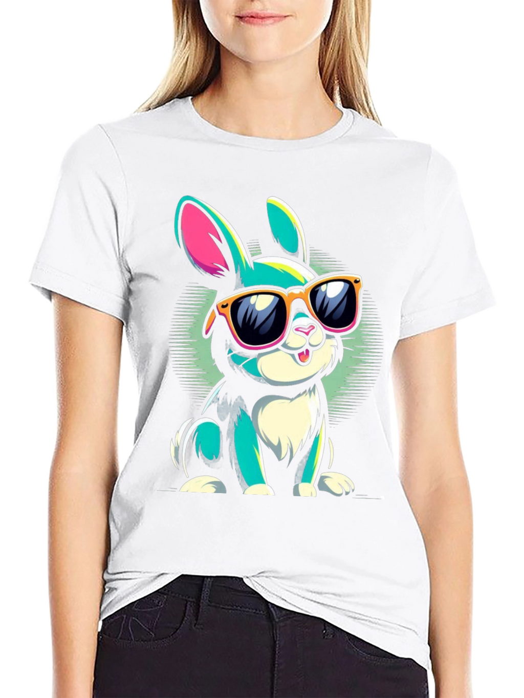 Cool Bunny Graphic Tee