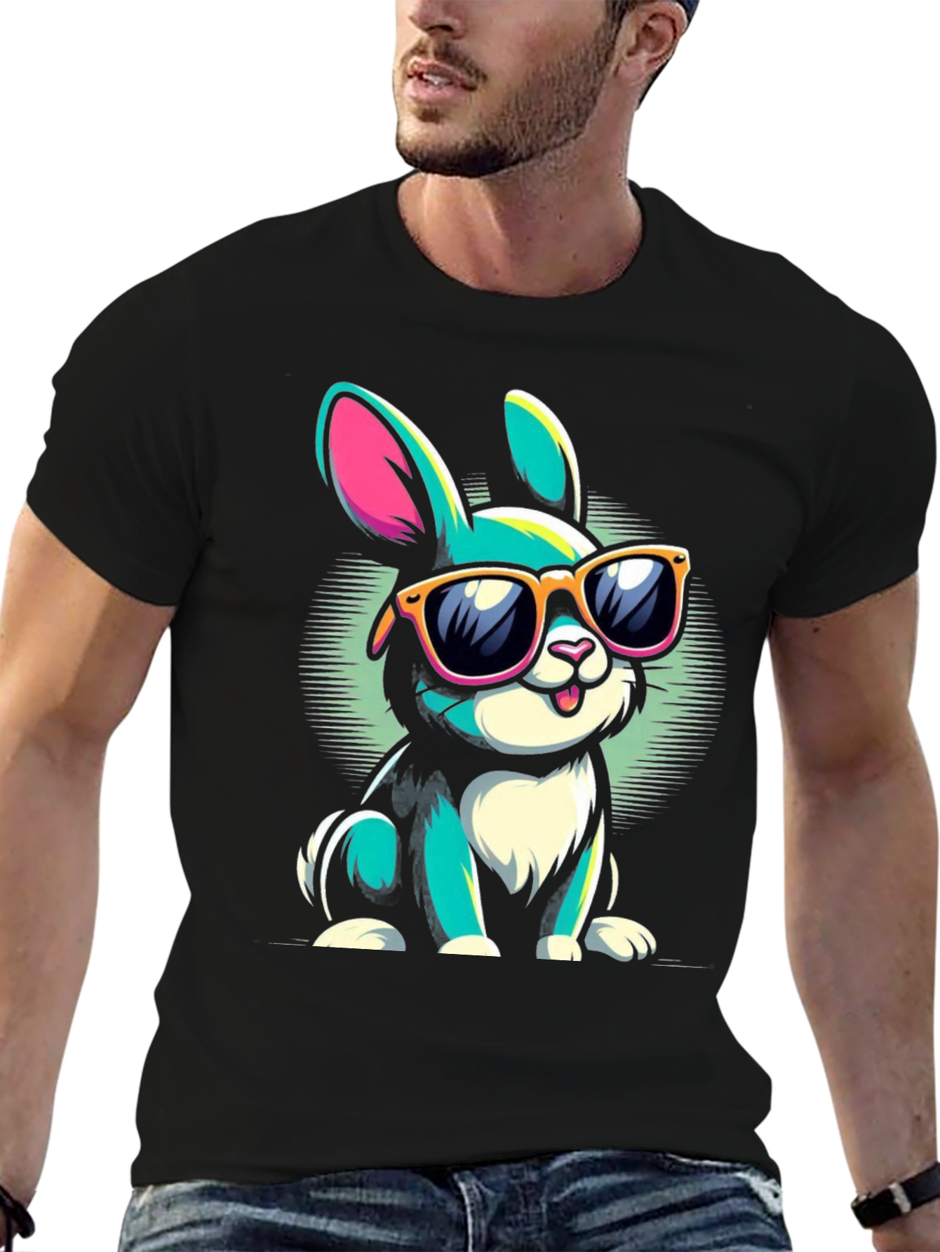 Cool Bunny Graphic Tee
