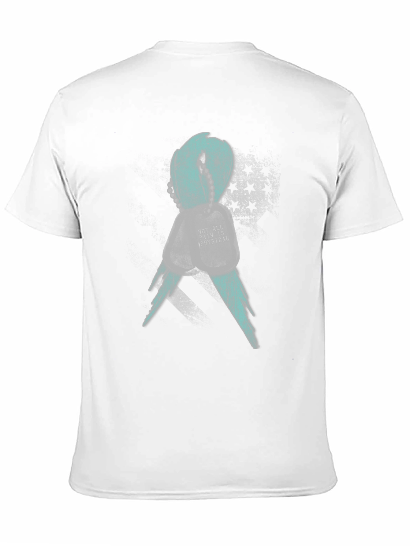 Mental Health Awareness Ribbon T-Shirt - Teal