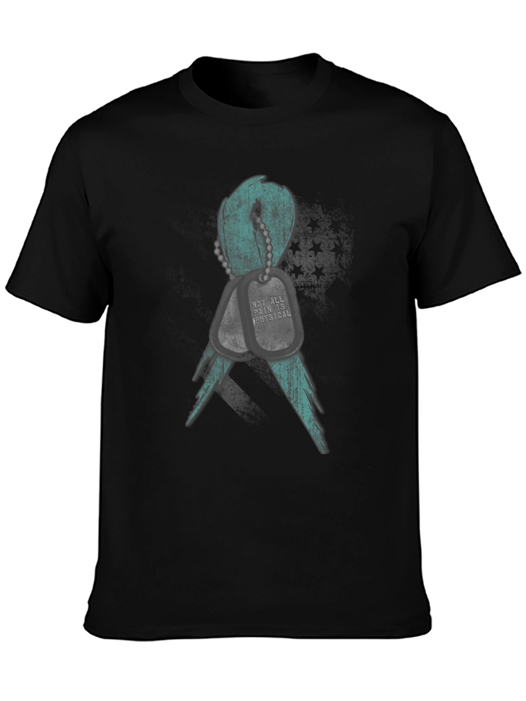 Mental Health Awareness Ribbon T-Shirt - Teal