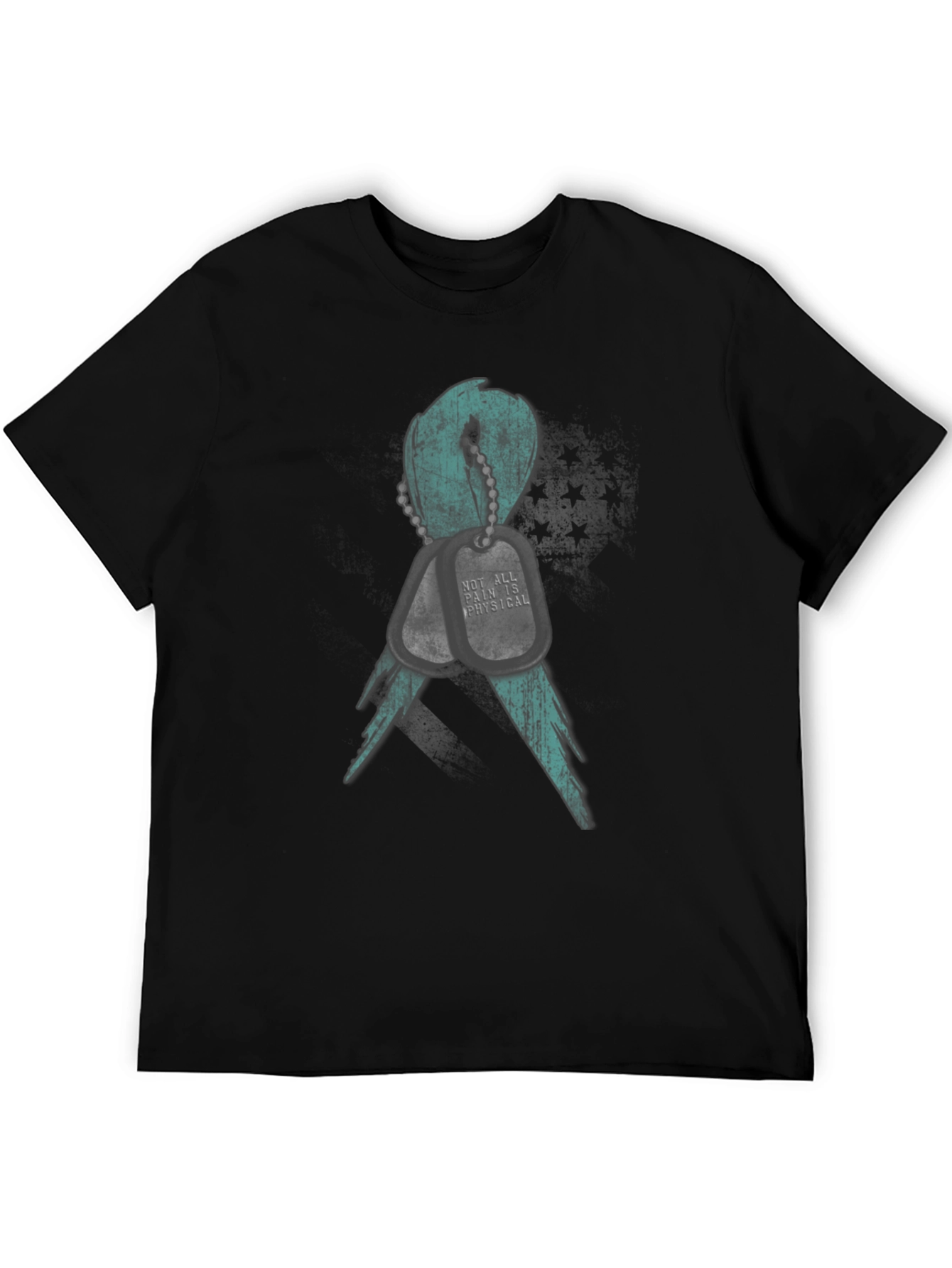 Mental Health Awareness Ribbon T-Shirt - Teal