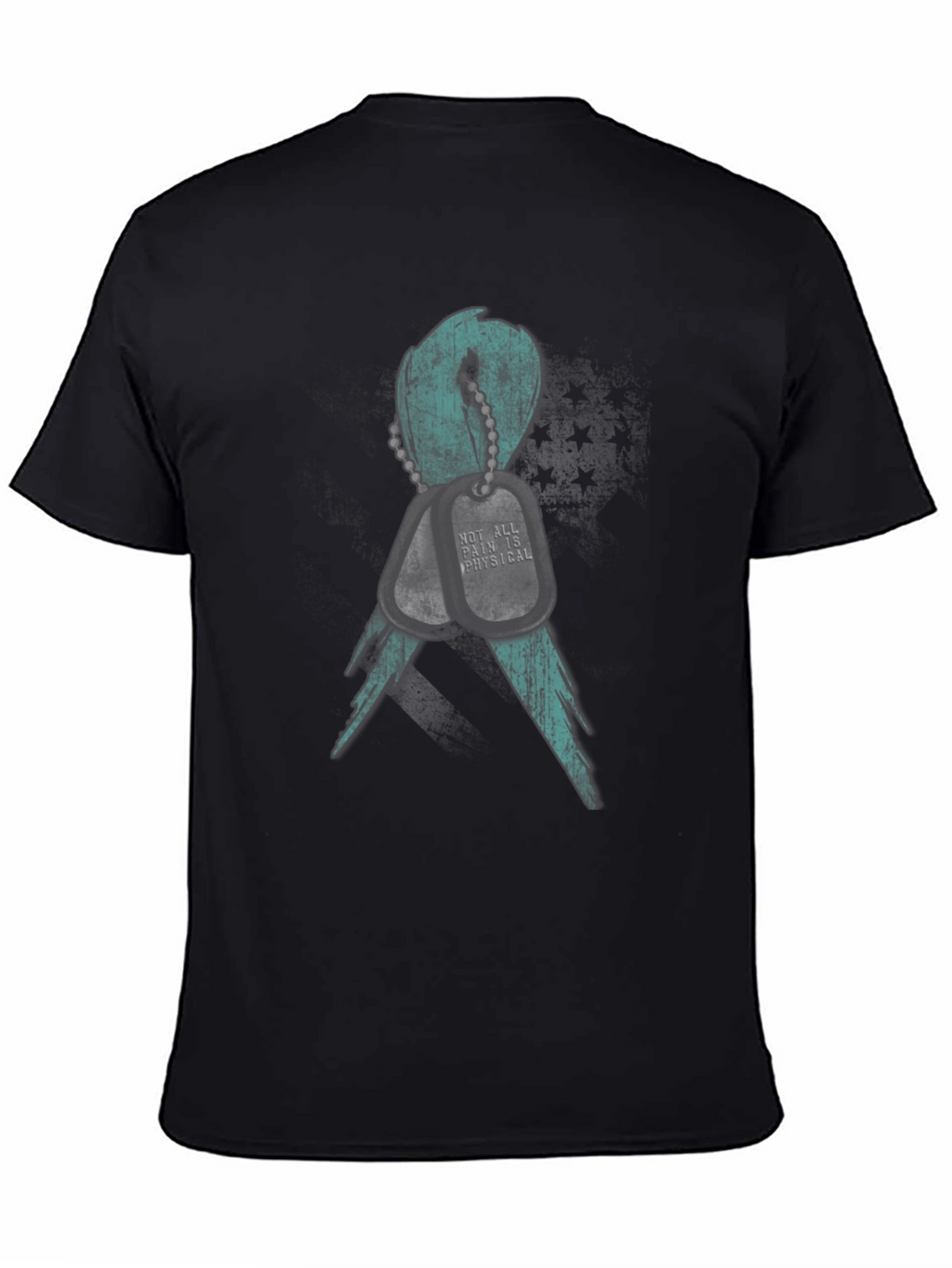 Mental Health Awareness Ribbon T-Shirt - Teal