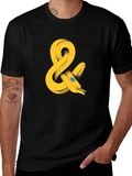 Banana Ampersand Graphic T-Shirt - Black