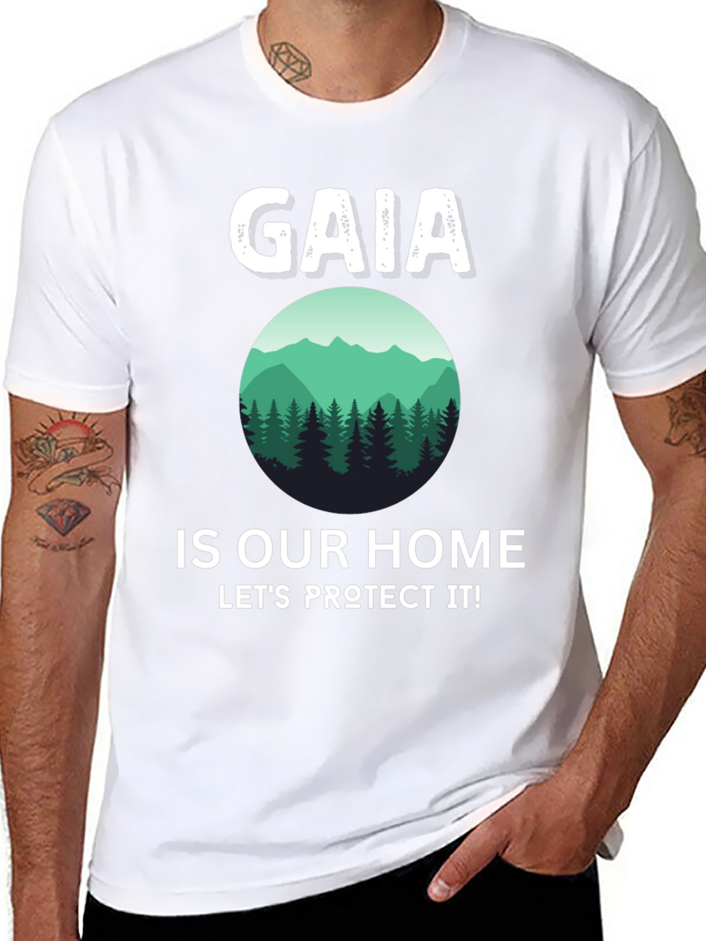 Gaia is Our Home Graphic Tee