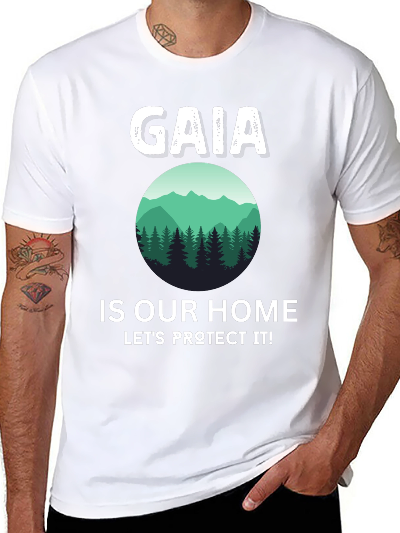 Gaia is Our Home Graphic Tee