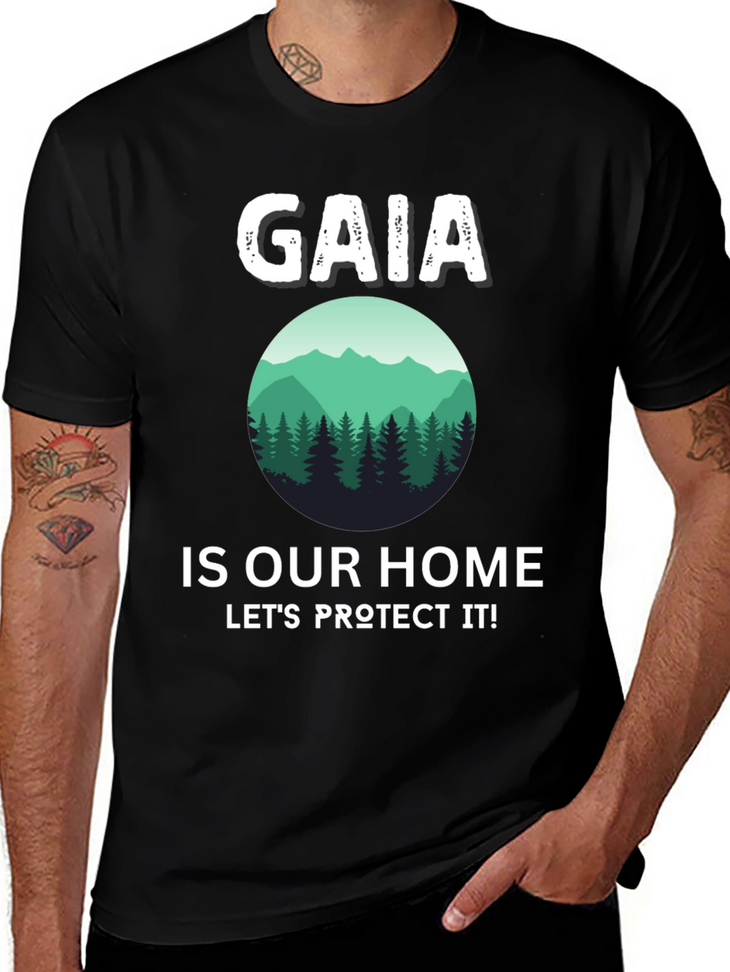Gaia is Our Home Graphic Tee