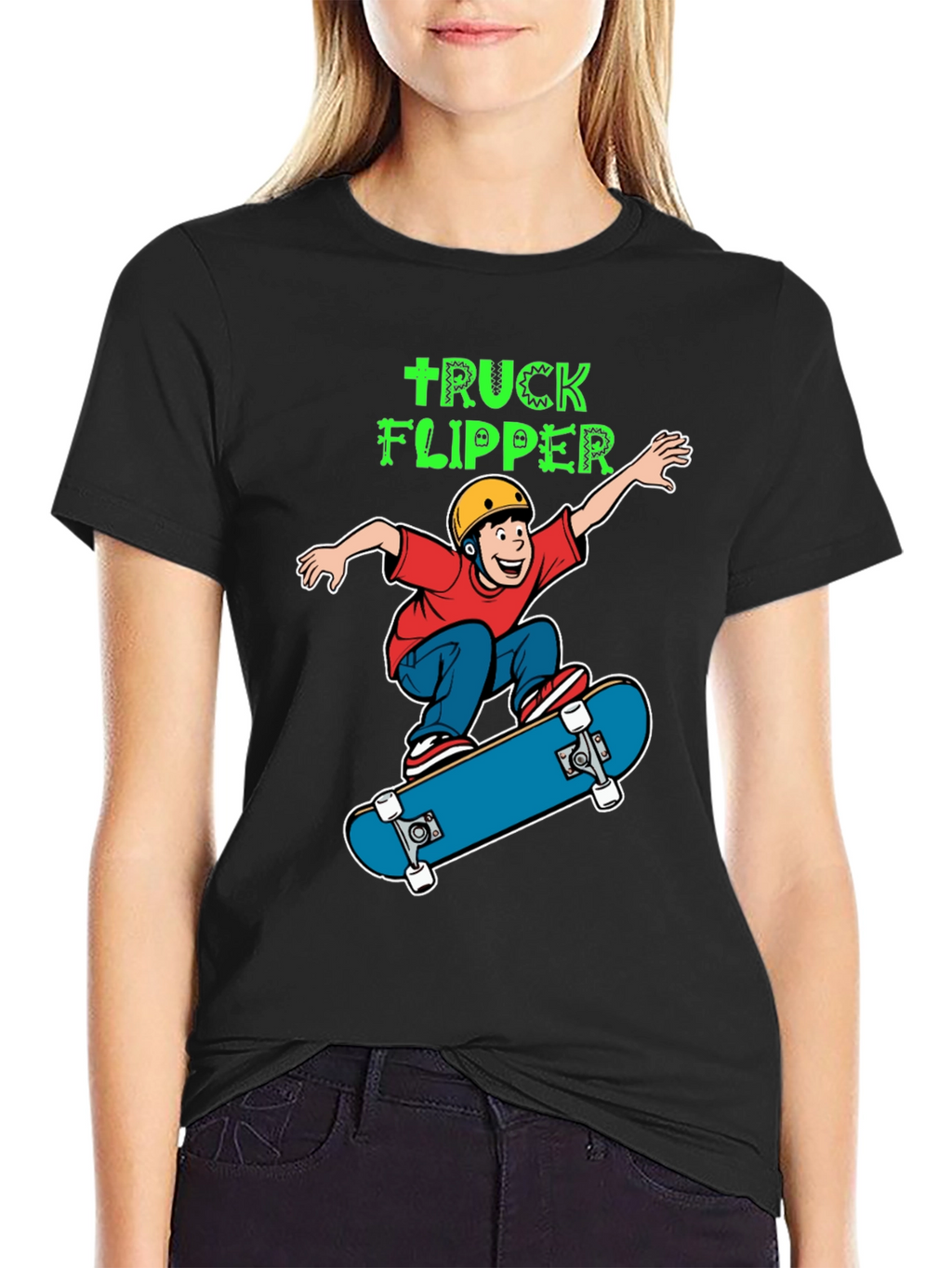 Truck Flipper Skateboard T-Shirt