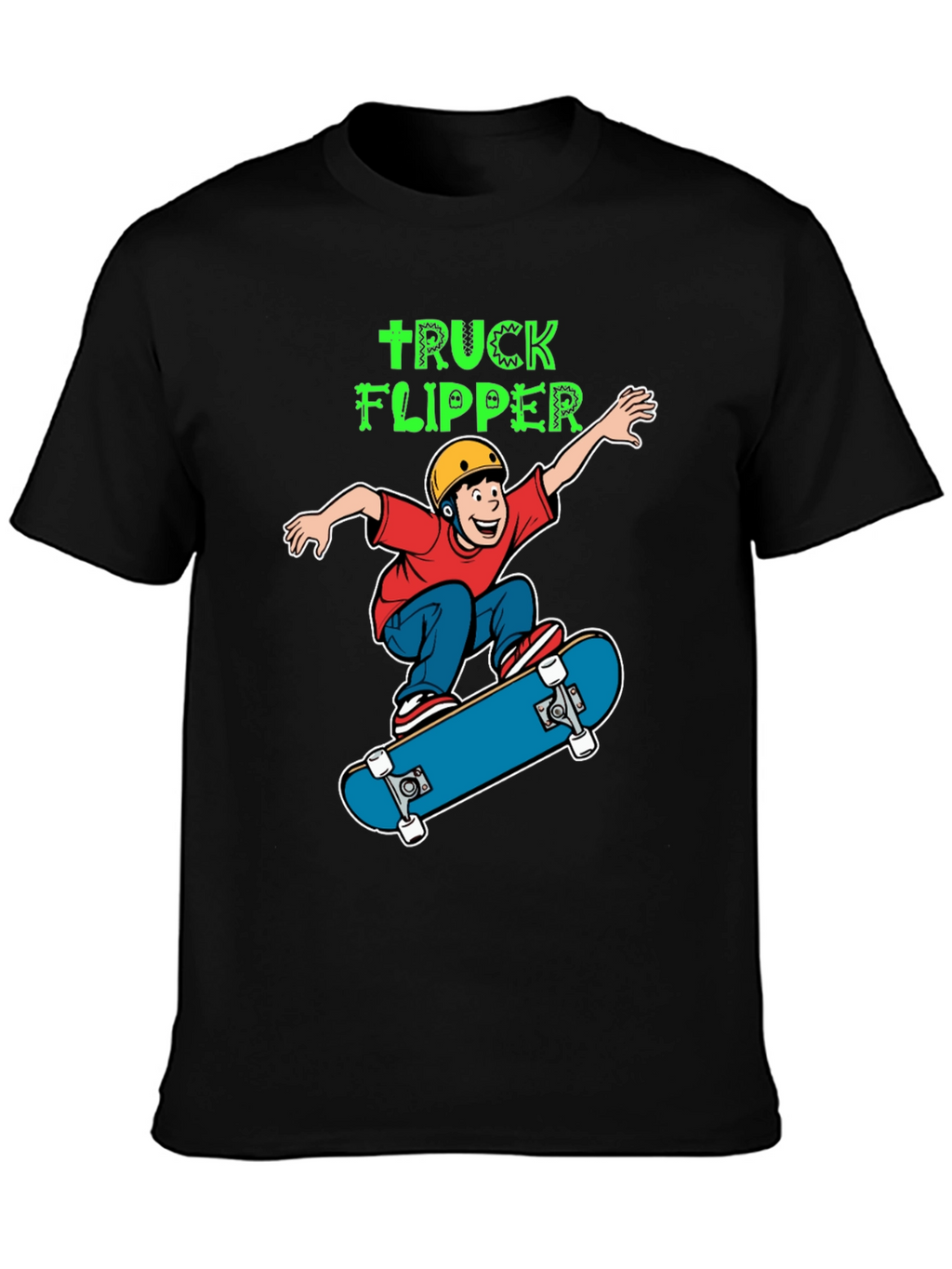 Truck Flipper Skateboard T-Shirt