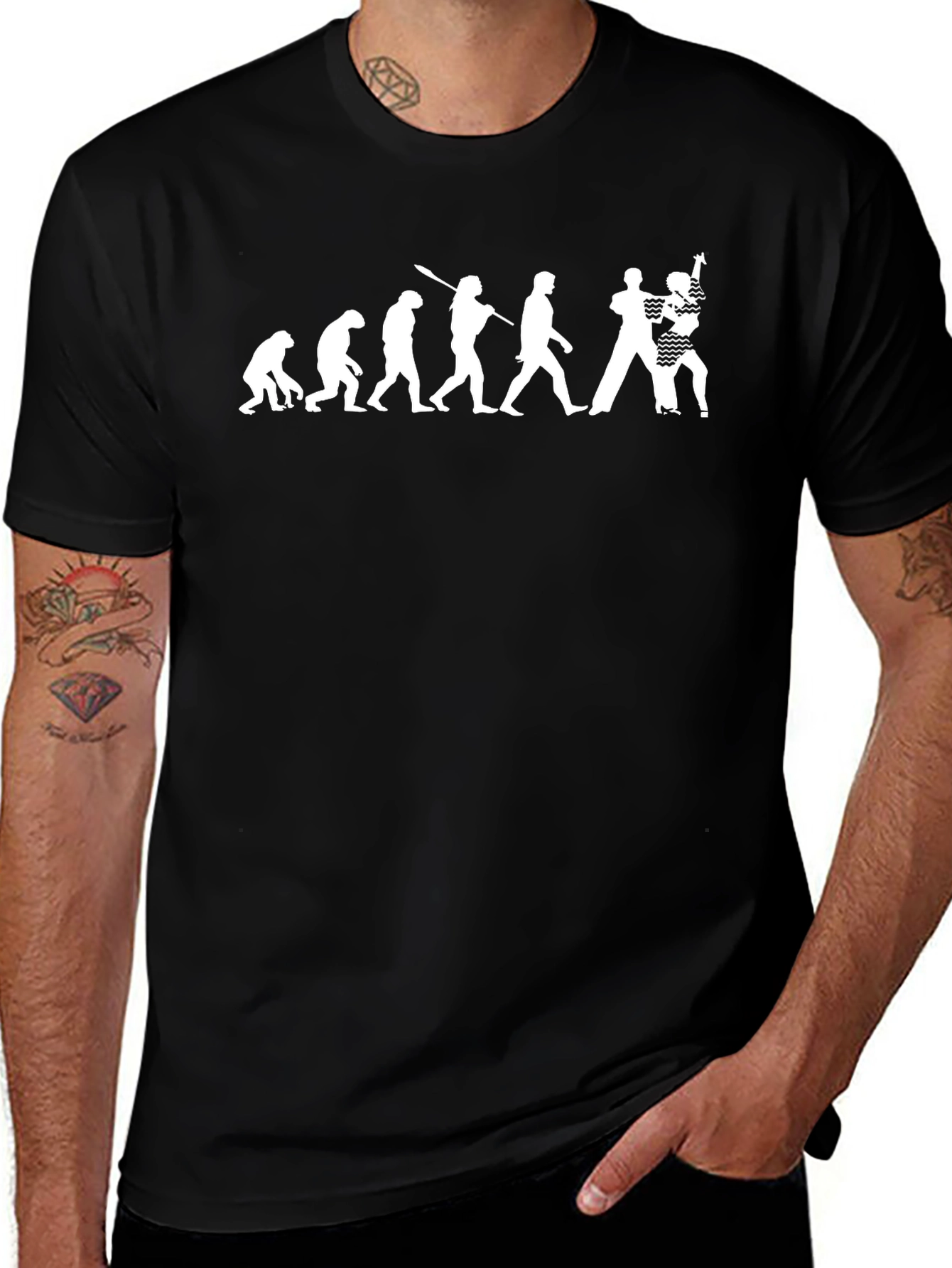 Evolution of Dance T-Shirt - Black Graphic Tee
