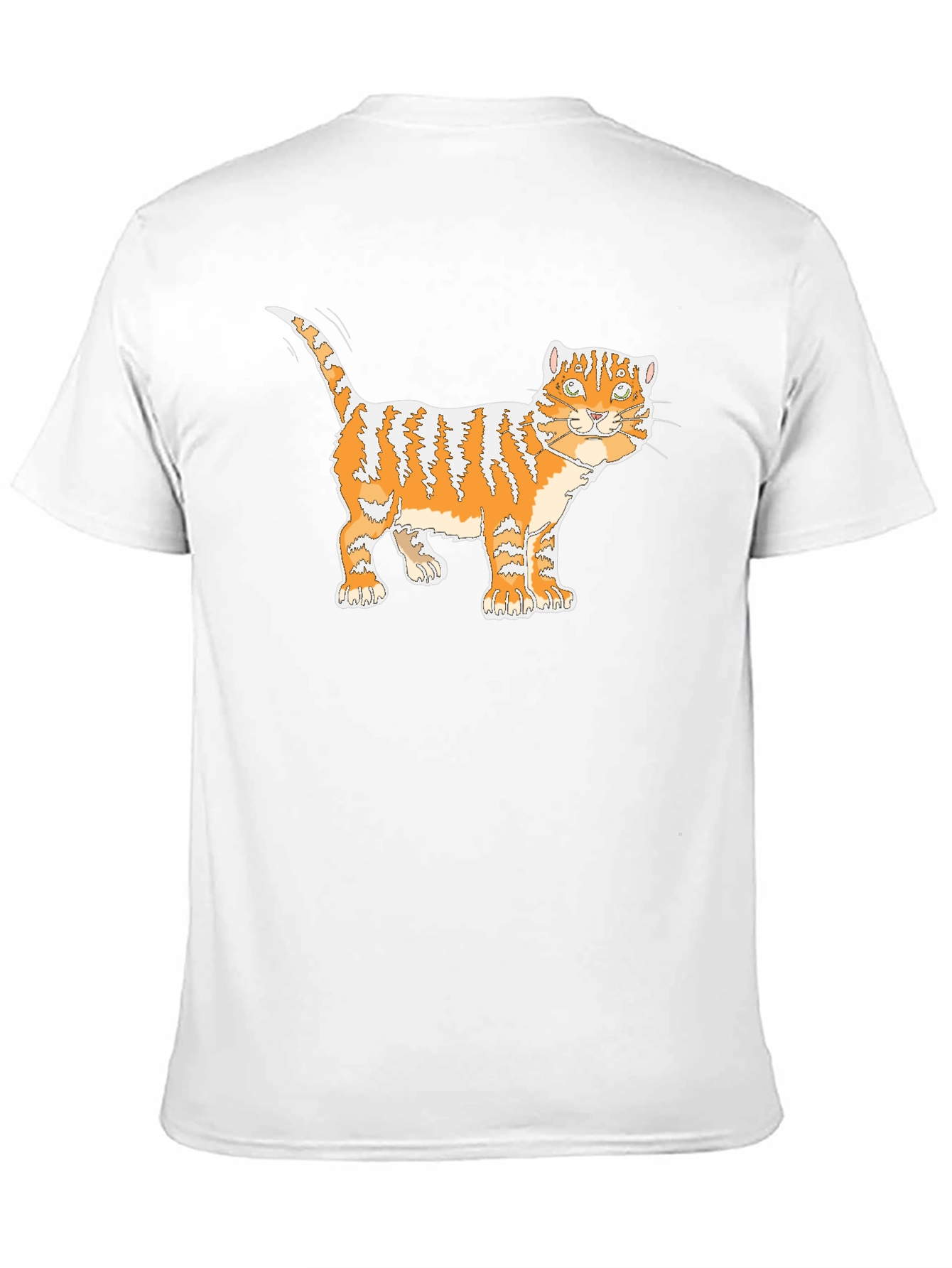 Orange Tabby Cat Graphic T-Shirt