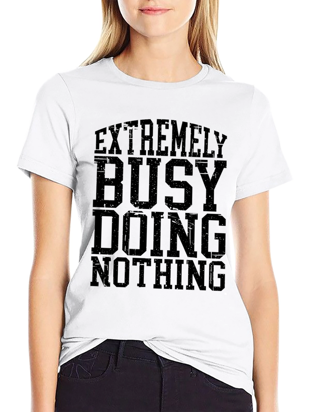 Extremely Busy Doing Nothing Graphic T-Shirt