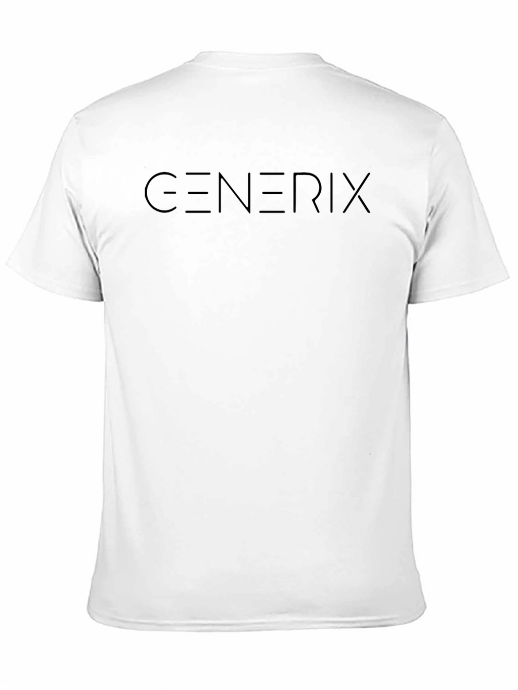 GENERIX Black Graphic Tee - Modern Style
