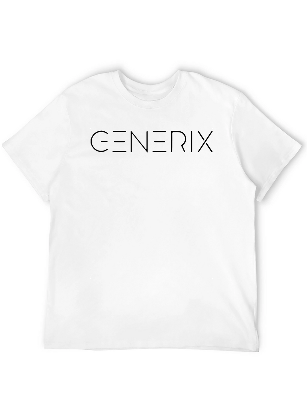 GENERIX Black Graphic Tee - Modern Style