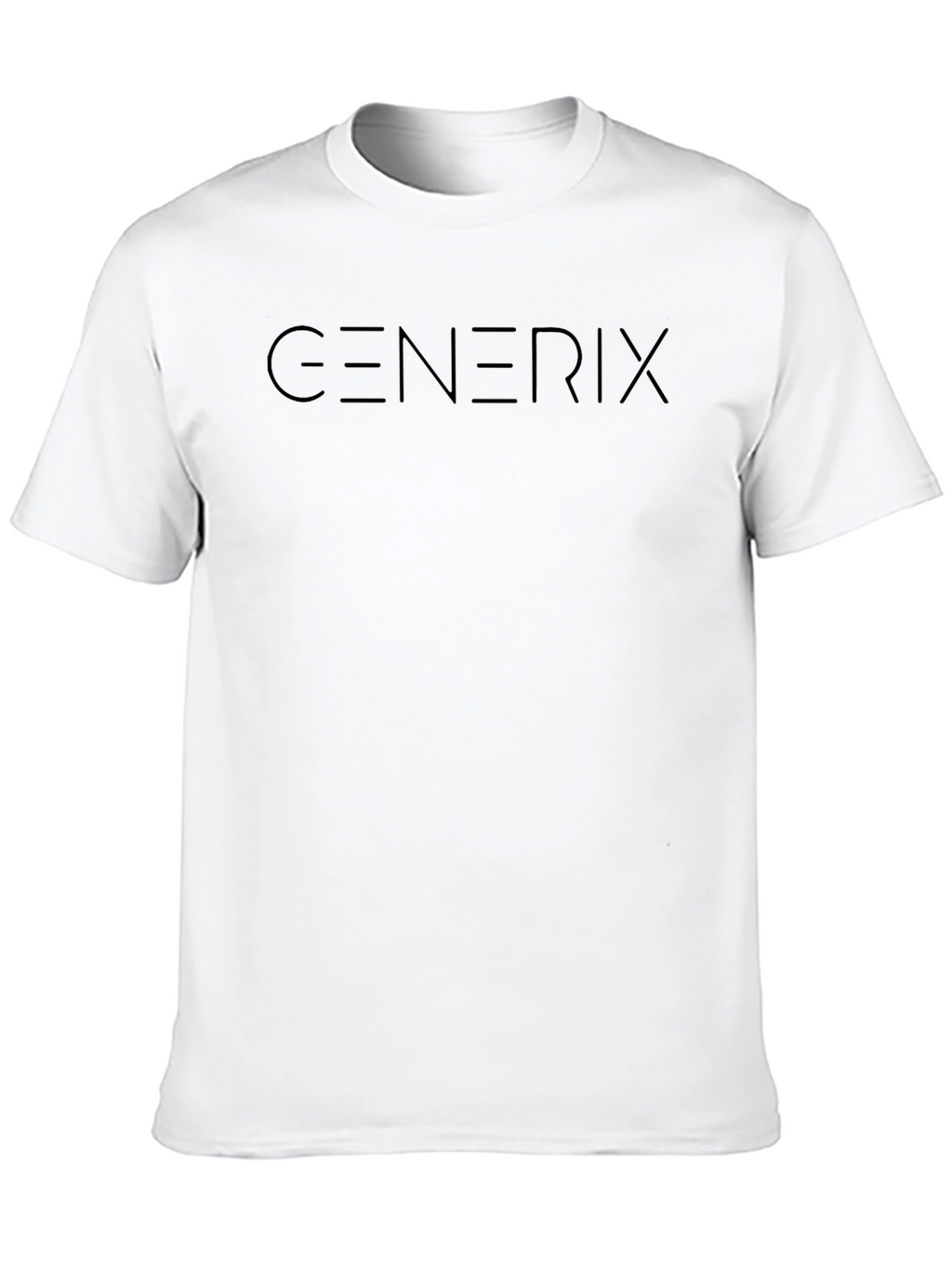 GENERIX Black Graphic Tee - Modern Style