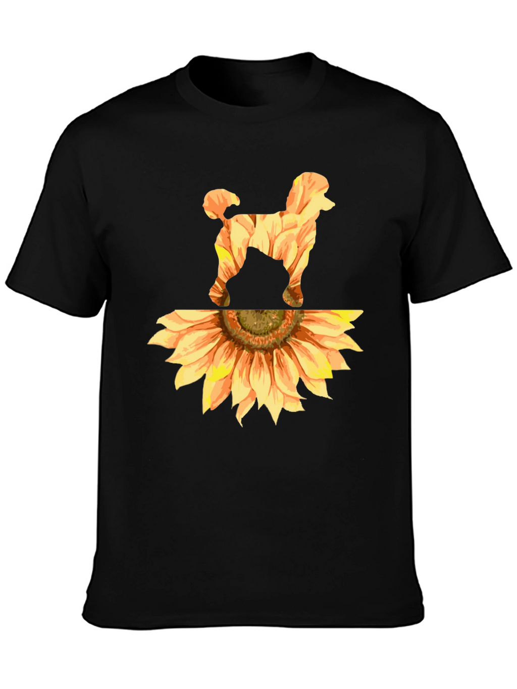 Sunflower Poodle Graphic Tee