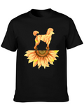 Sunflower Poodle Graphic Tee