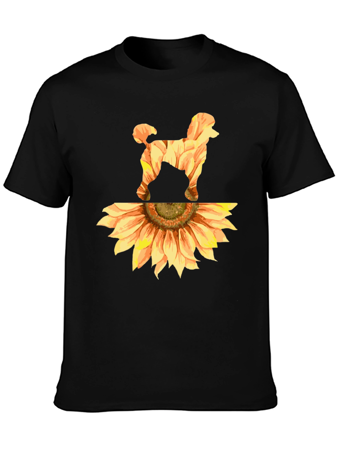 Sunflower Poodle Graphic Tee