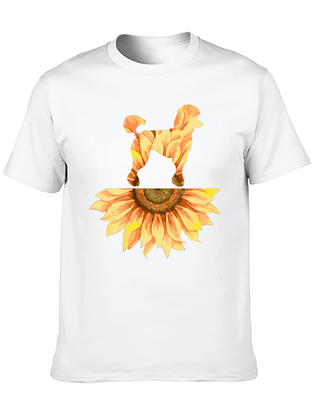 Sunflower Poodle Graphic Tee