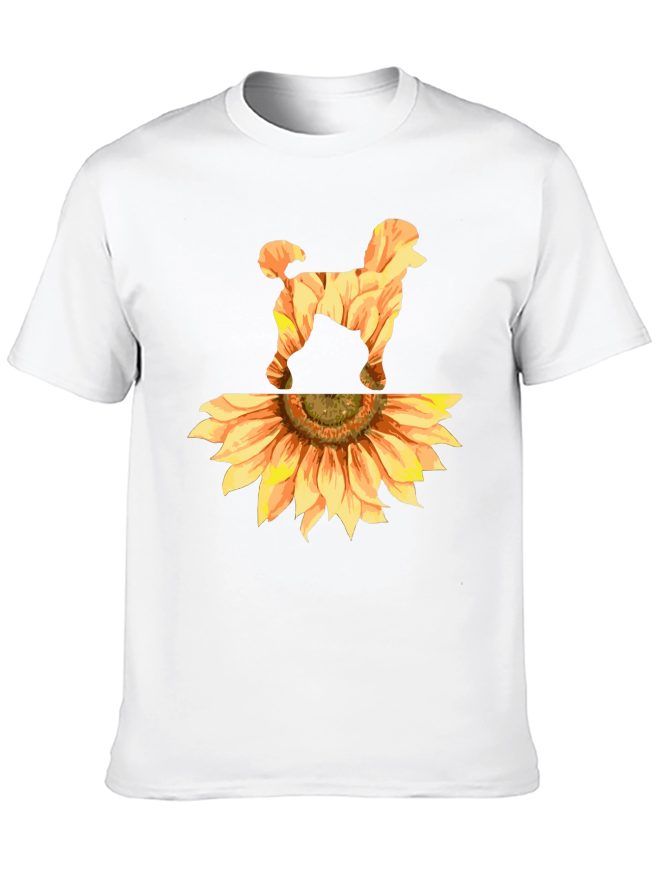 Sunflower Poodle Graphic Tee