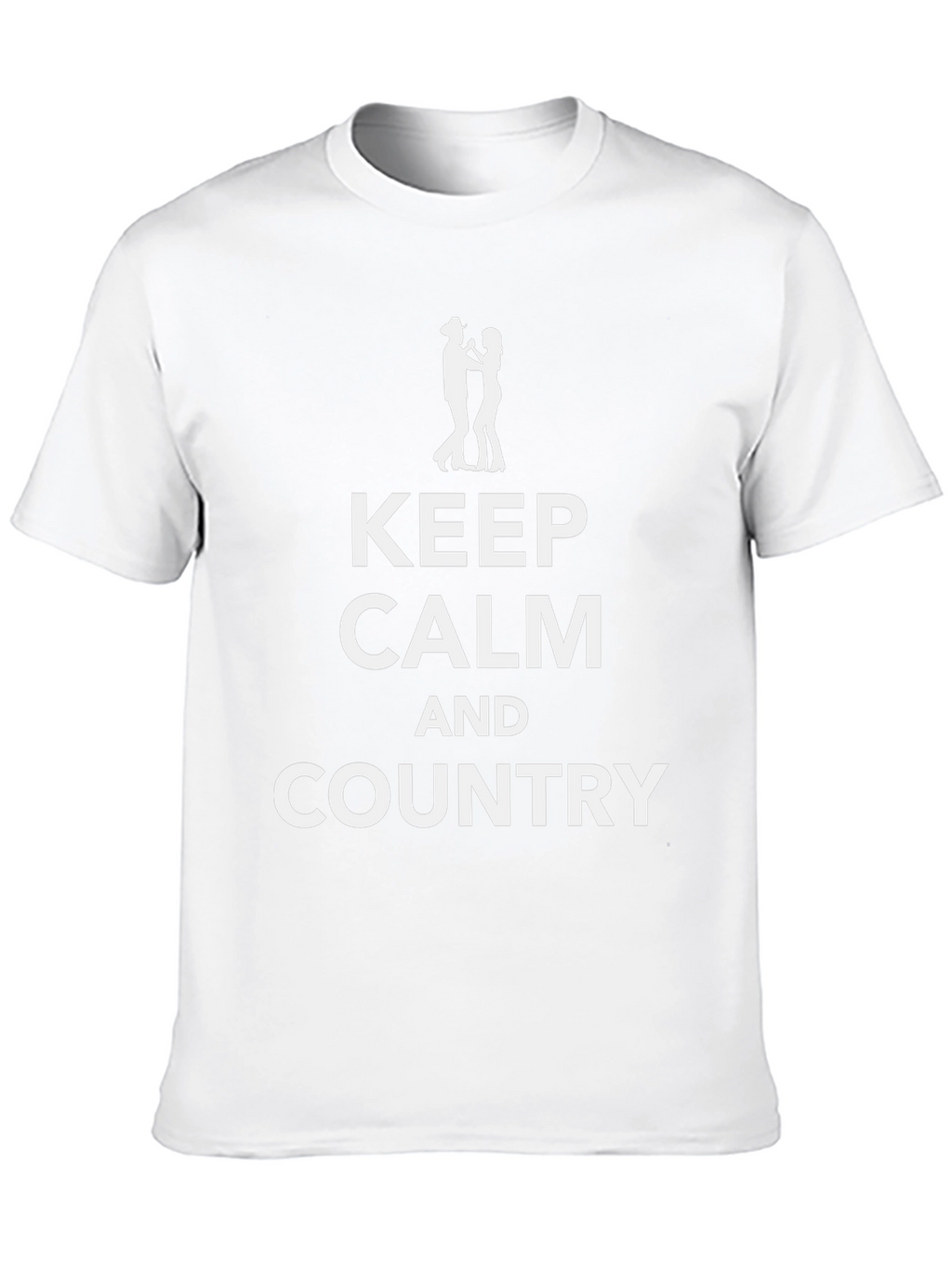 Keep Calm and Country Black T-Shirt