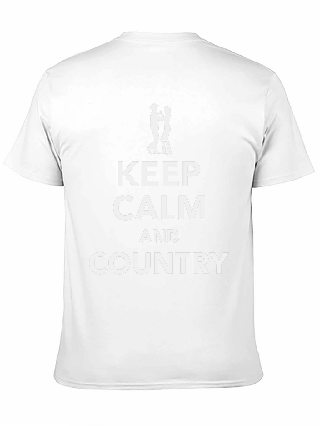 Keep Calm and Country Black T-Shirt