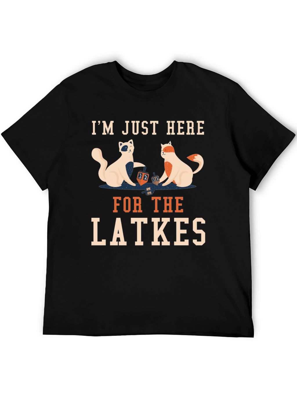 Latkes Cats T-Shirt - Holiday Fun