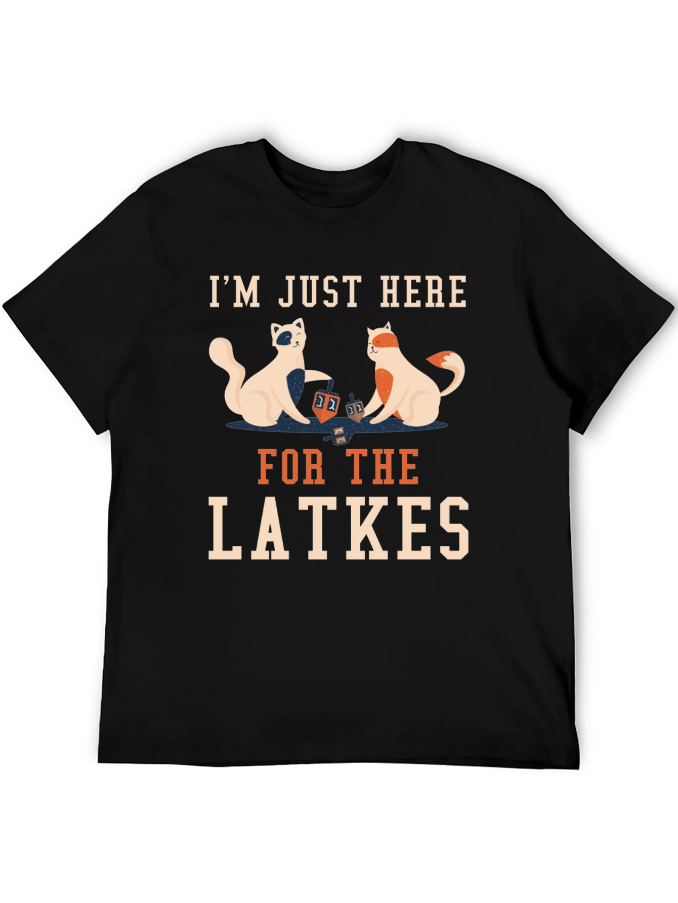 Latkes Cats T-Shirt - Holiday Fun
