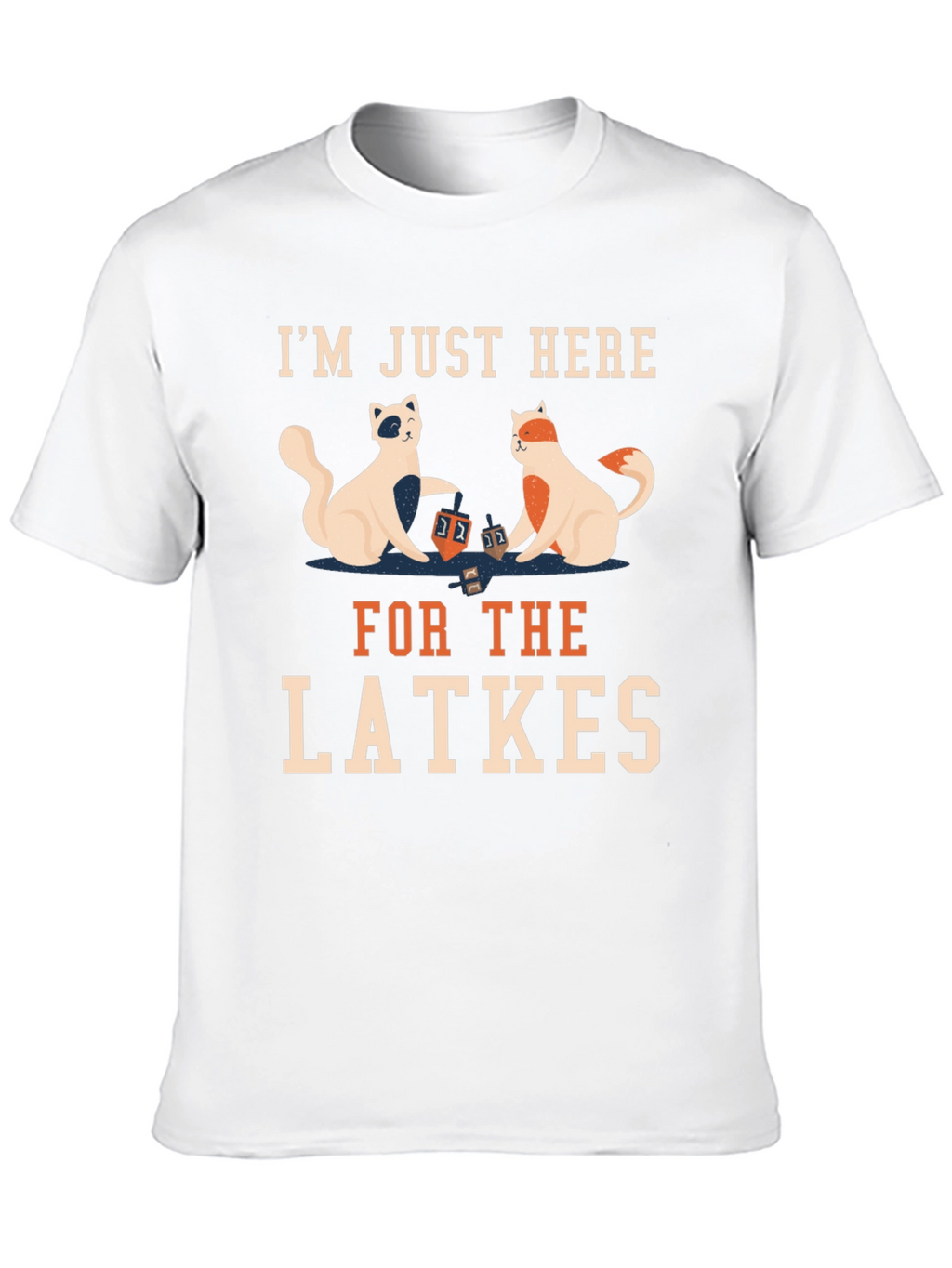 Latkes Cats T-Shirt - Holiday Fun