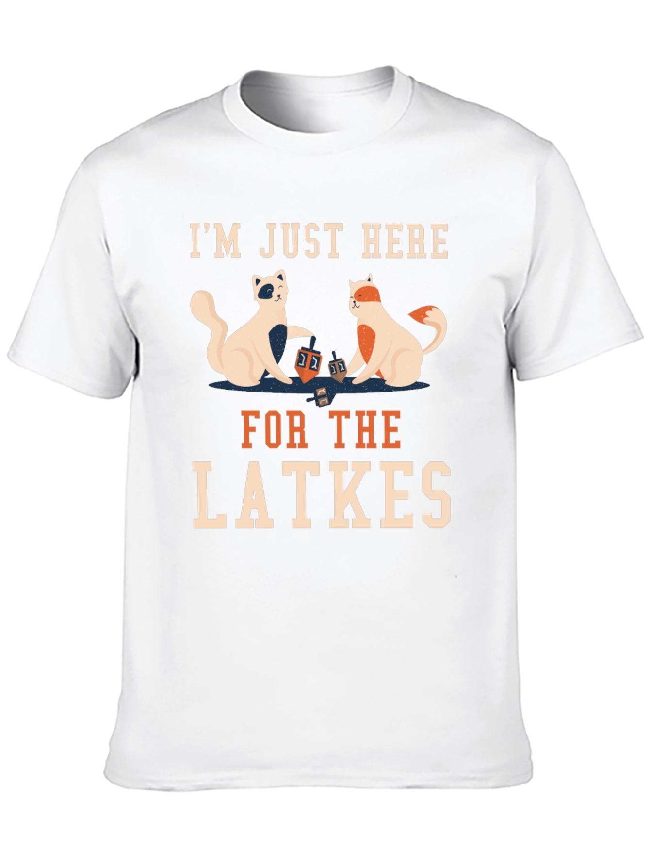 Latkes Cats T-Shirt - Holiday Fun